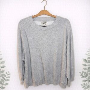 Aerie Gray Crewneck Sweatshirt Men’s Large Cozy Lounge Pullover
